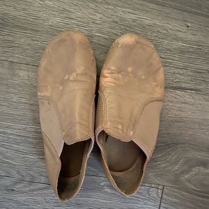 tan jazz shoes - good condition